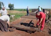 Rekonstrukcija drvenog mosta u Srpskom Itebeju