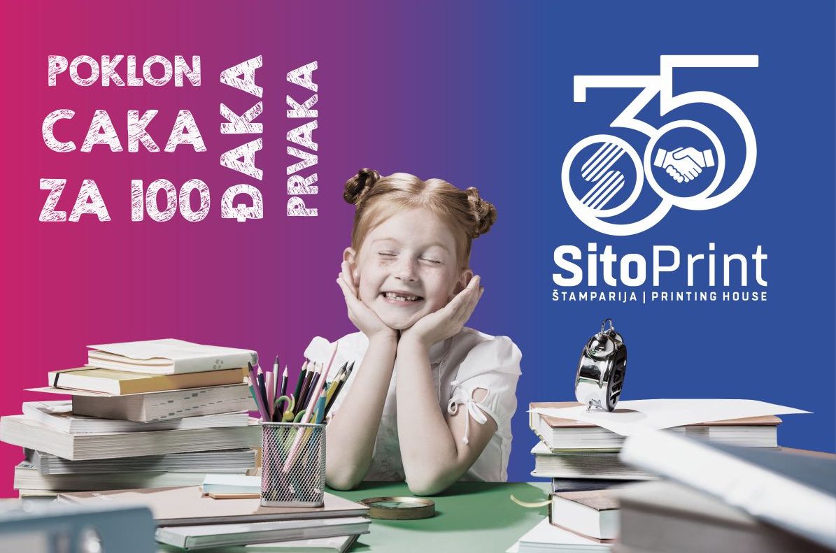 Poklonima za đake prvake kompanija Sitoprint obeležava 35 godina postojanja