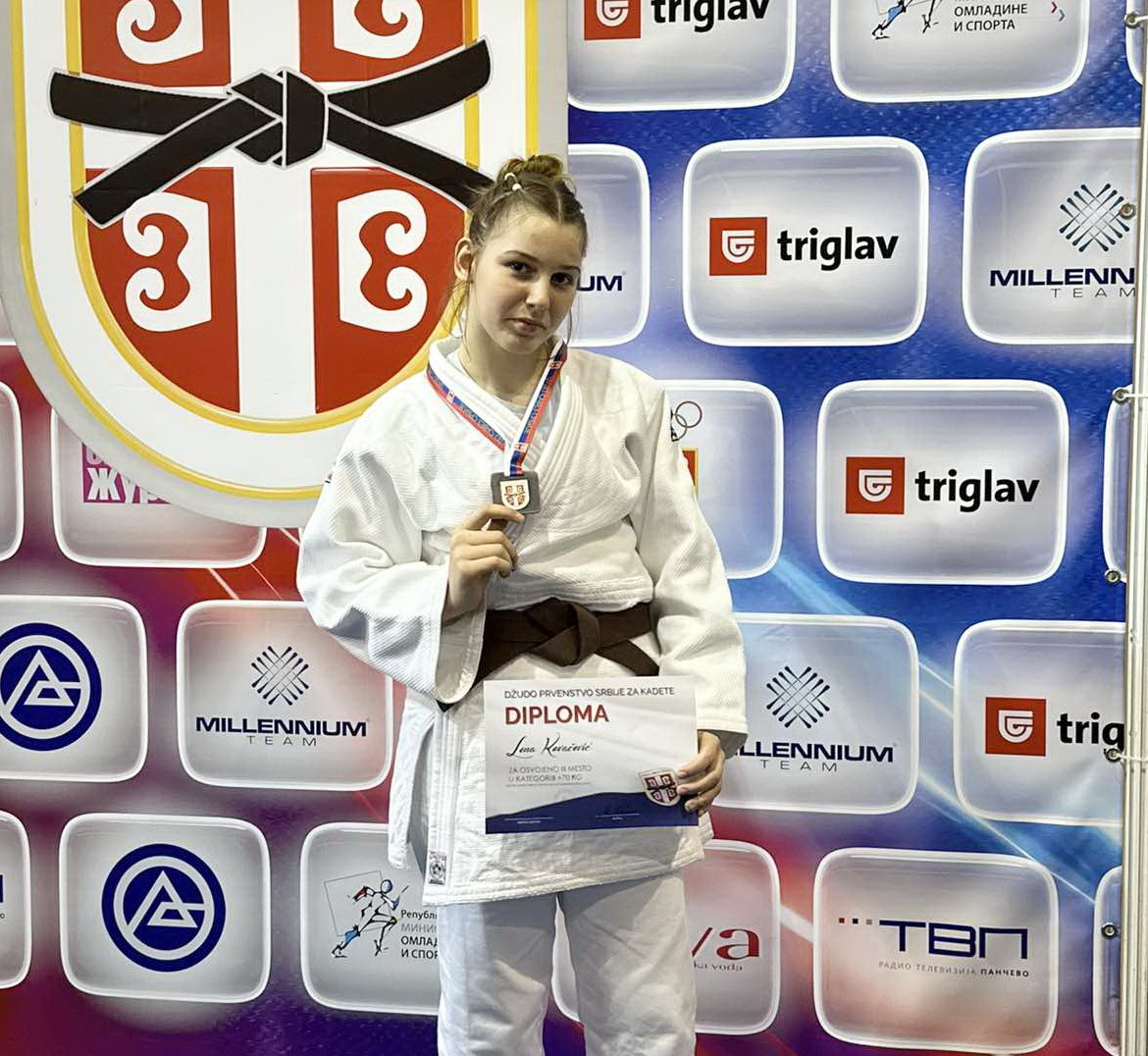 Lena Kovačević treća na Prvenstvu Srbije za kadete