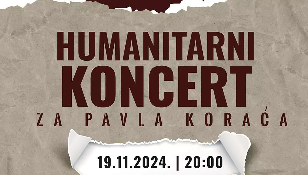 Humanitarni koncert za Pavla Koraća