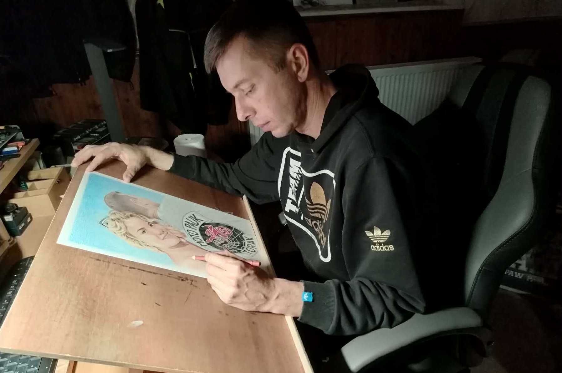 Majstorstvo portreta u grafitu - Sebastijan Keči 