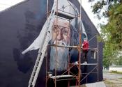 Čestereg dobio mural s likom i porukom patrijarha Pavla