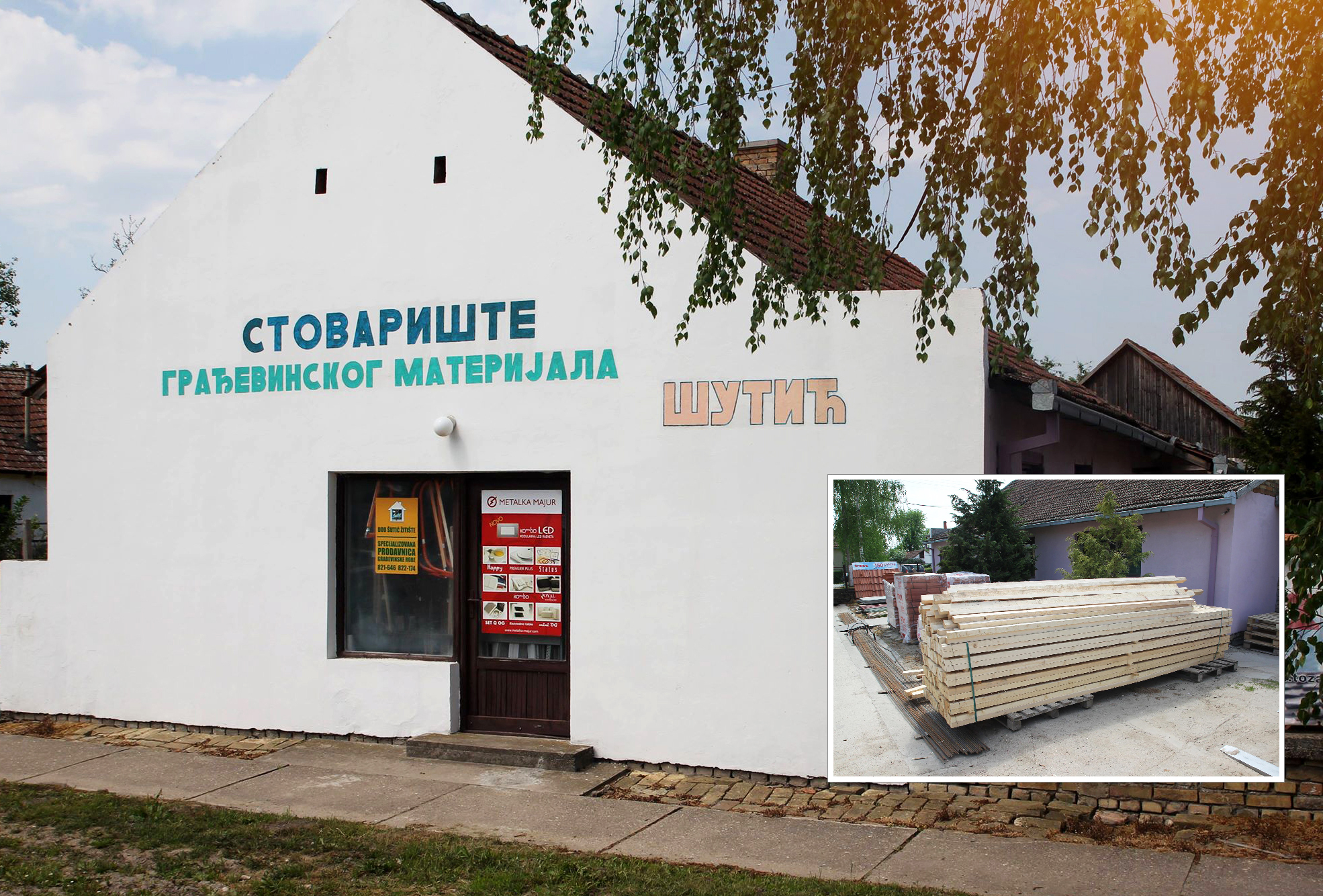 Stovarište građevinskog materijala DOO Šutić Žitište