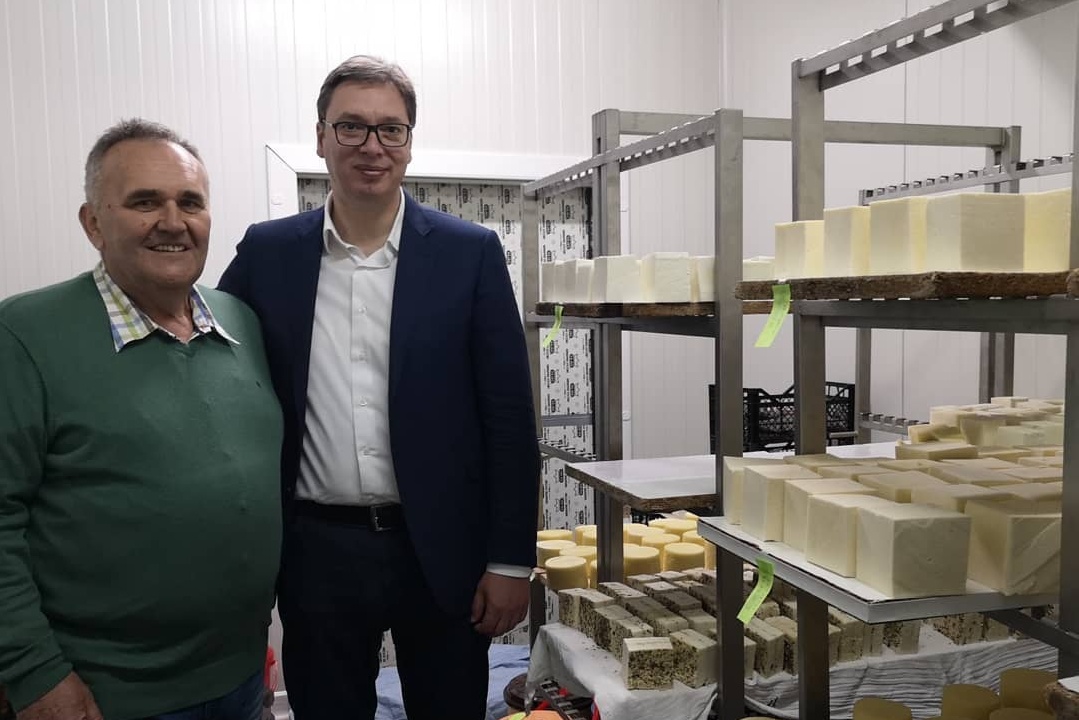 Predsednik Srbije Aleksandar Vučić u poseti opštini Žitište
