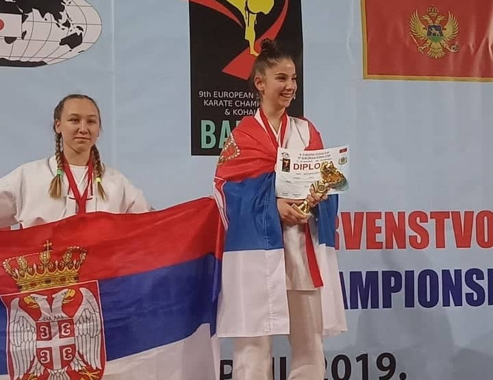 Danila Martinović osvojila zlatnu medalju na Evropskom kohai Kupu