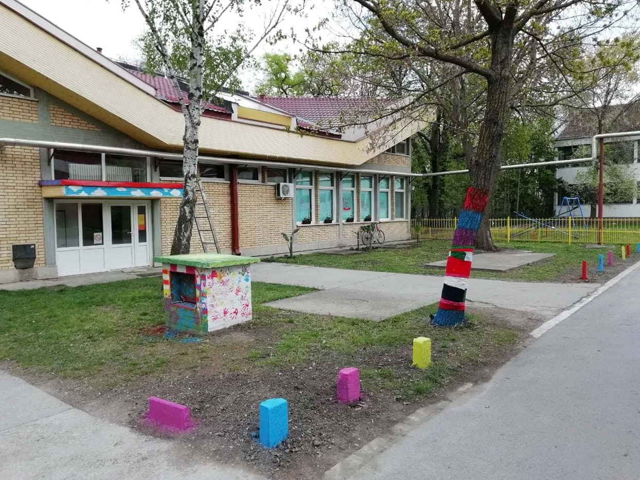 Uređenje prostora oko zgrade vrtića u Žitištu