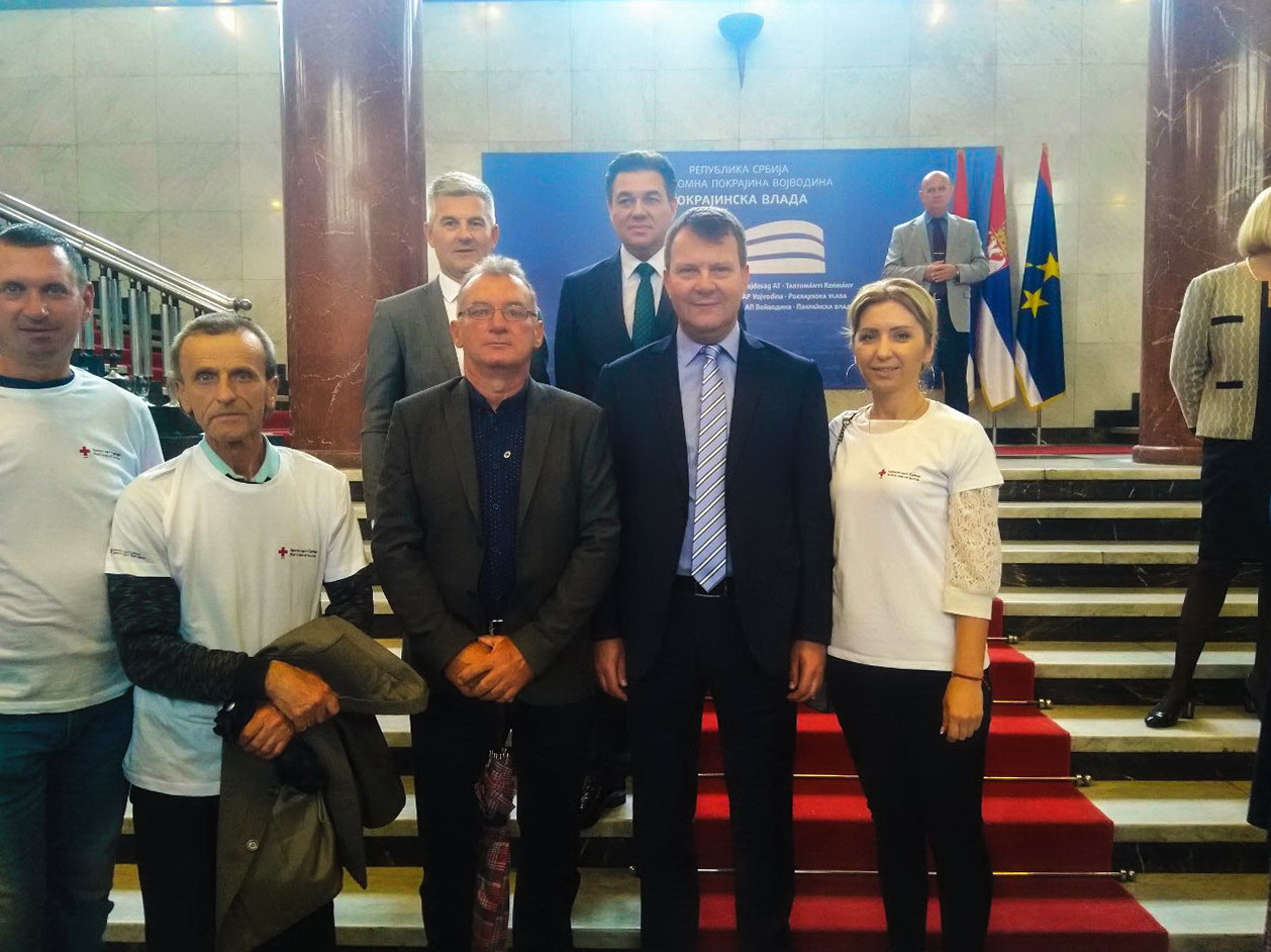 Prijem za volontere Crvenog krsta u Vladi Vojvodine