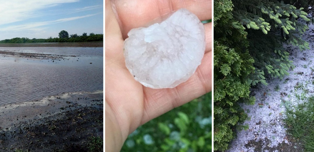Opštinu Žitište sinoć je zahvatilo veliko nevreme