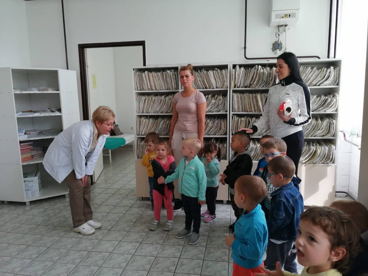 Polaznici jaslene grupe vrtića posetili Dom zdravlja Žitište