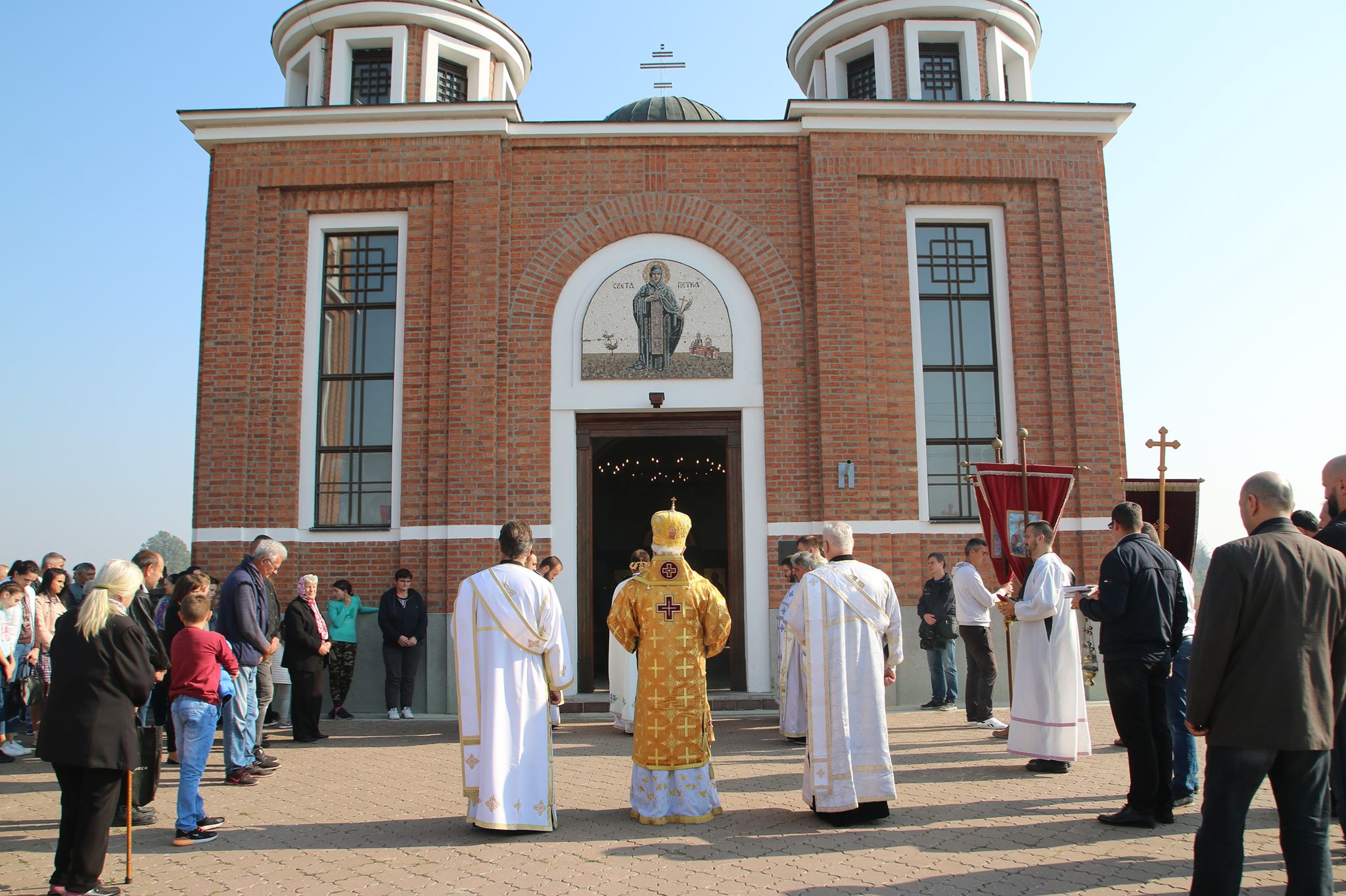 Obeleževanje hramovne slave Svete Petke u Banatskom Dvoru