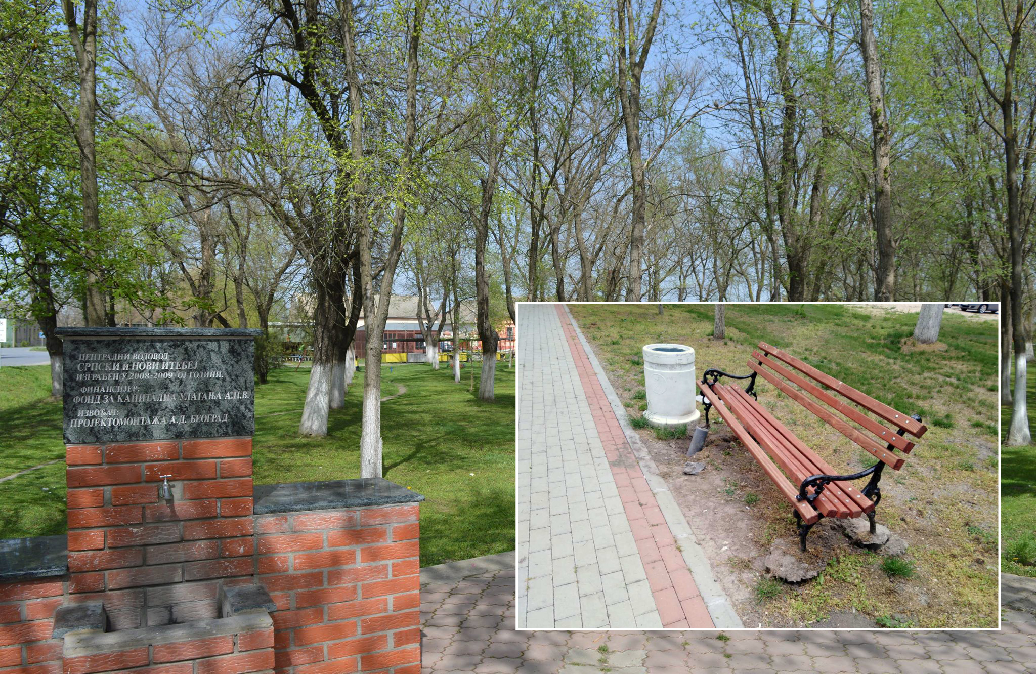 NESHVATLJIVO! U Srpskom Itebeju uništena tek postavljena klupa (Foto)