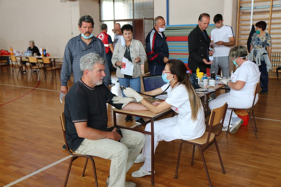 Akcije dobrovoljnog davanja krvi u Česteregu i Međi