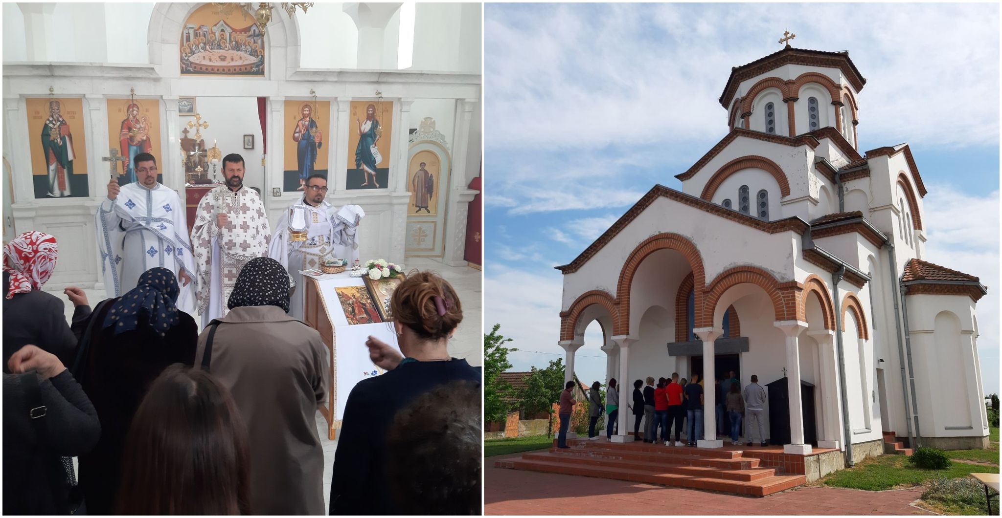 Slava crkve Svetog Vasilija Ostroškog u Ravnom Topolovcu