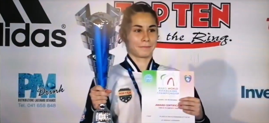 Zorana Nikolić prvak sveta u kik-boksu