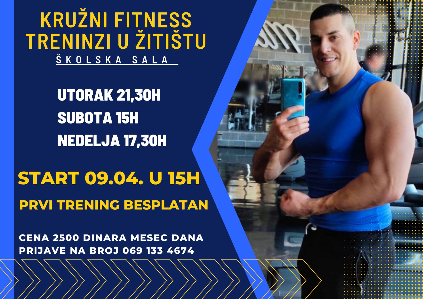 Kružni fitnes treninzi u Žitištu