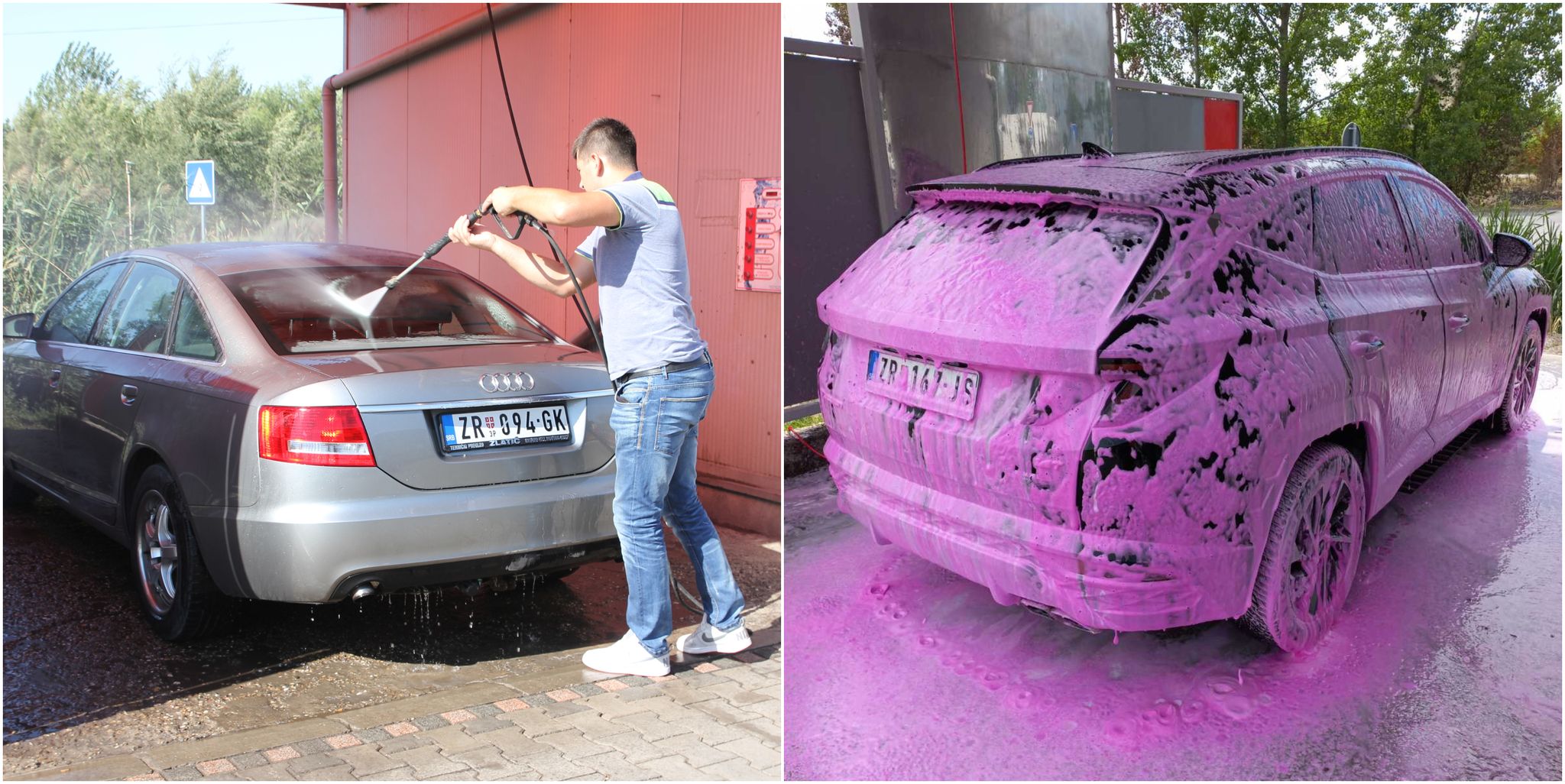 Gruja Petrol – Pranje automobila aktivnom penom