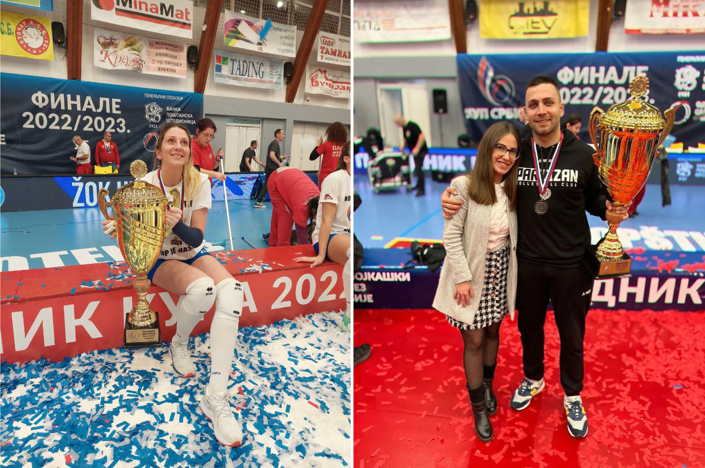 Šampioni iz Opštine Žitište – Milorad i Aleksandra su pobednici Kupa Srbije u odbojci
