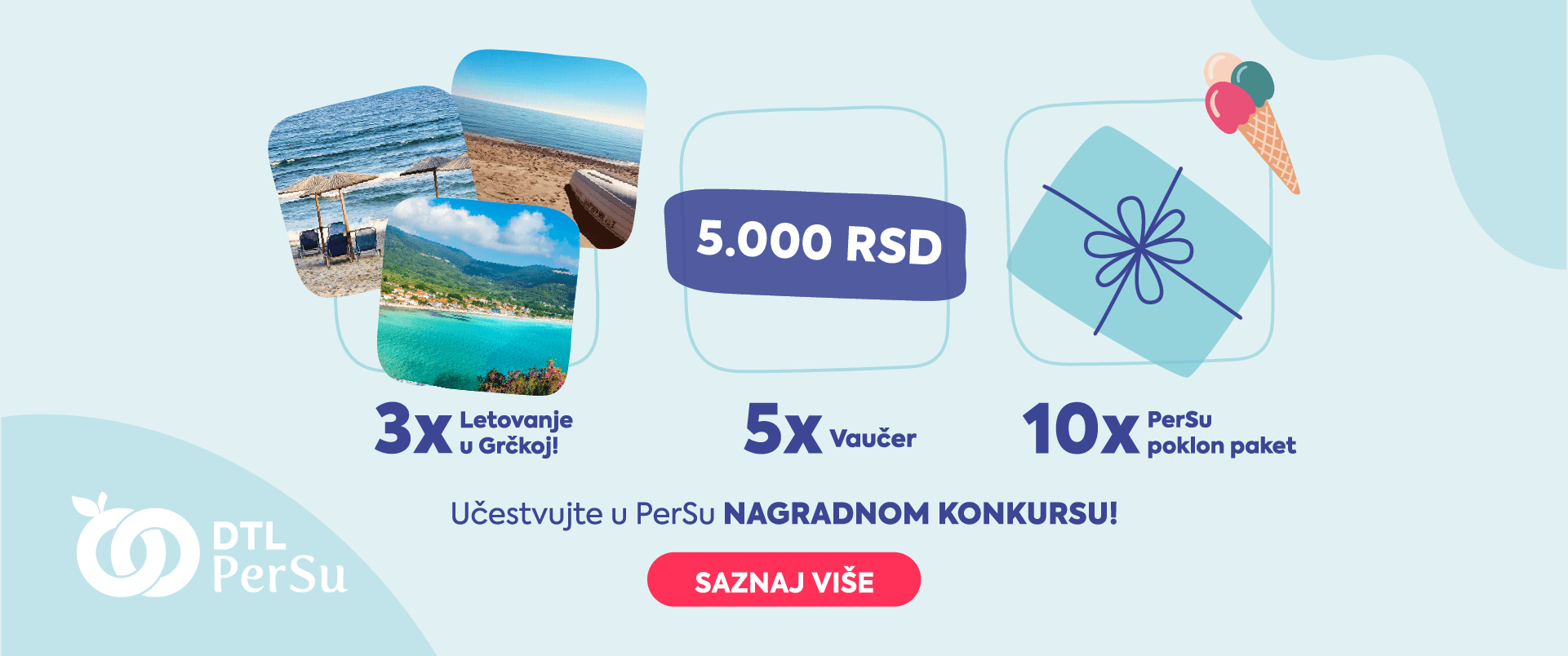 Osvojite SuPer letovanje u Grčku –  PerSu letnji nagradni konkurs