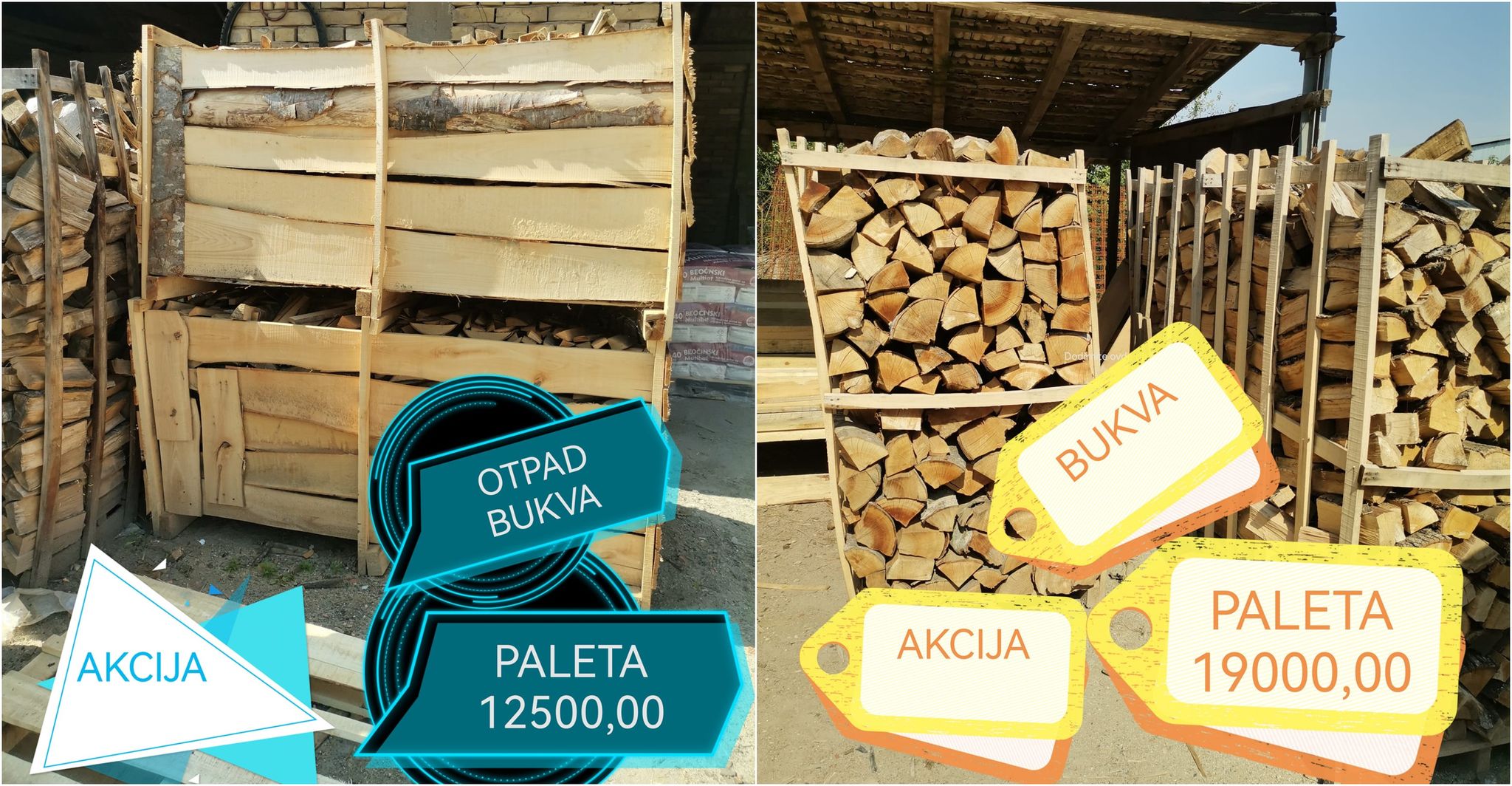 Stovarište Šutić Žitište – U toku akcija ogrevnog drveta