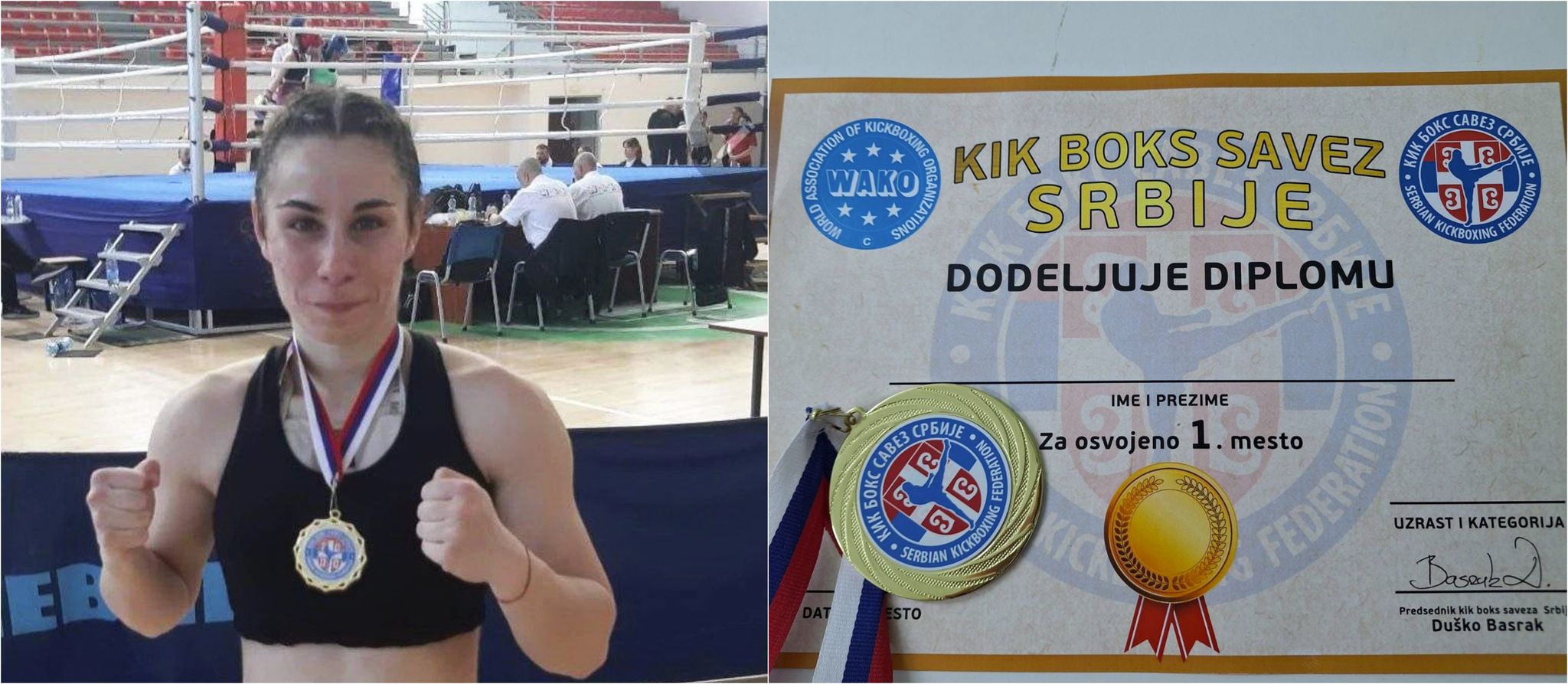 Zorana Nikolić šampion Srbije u kik boksu