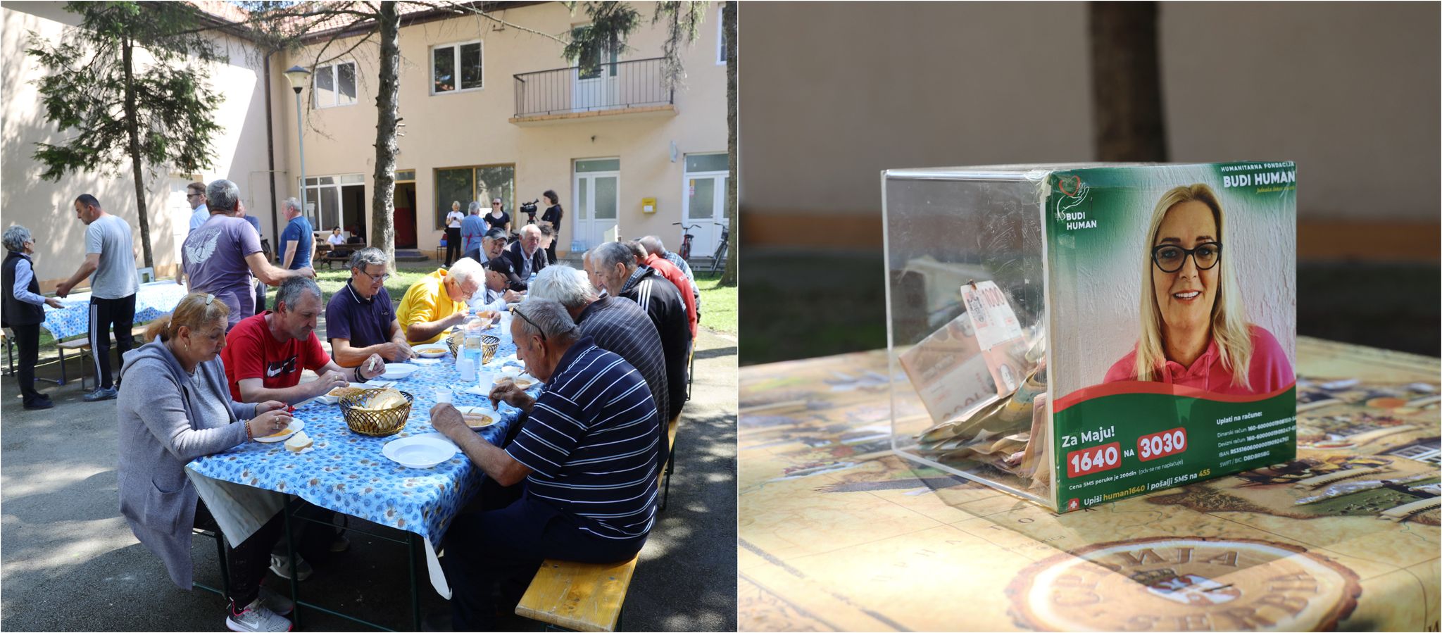 Humanitarno kuvanje pasulja u Ravnom Topolovcu