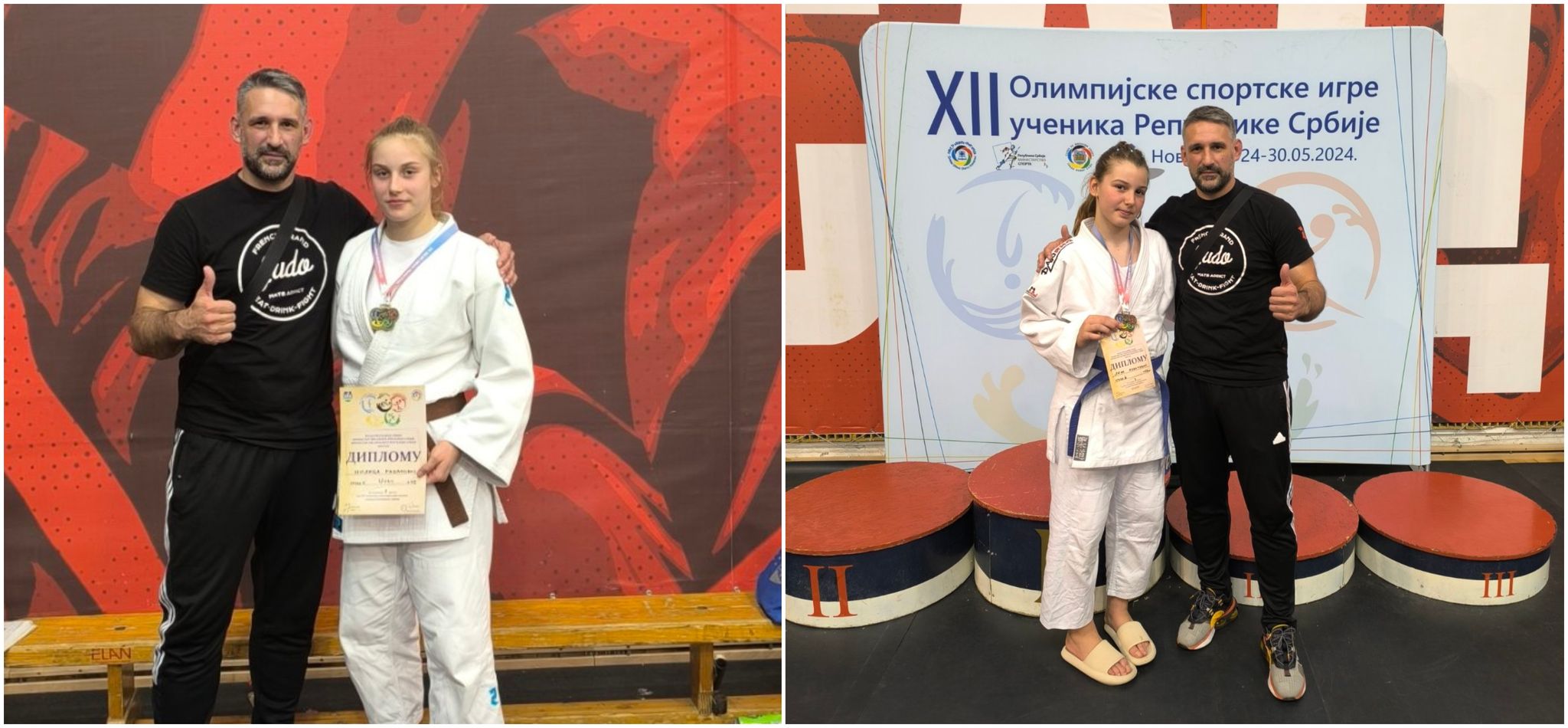 Milica prva, Lena treća na Olimpijskim sportim igrama učenika Srbije