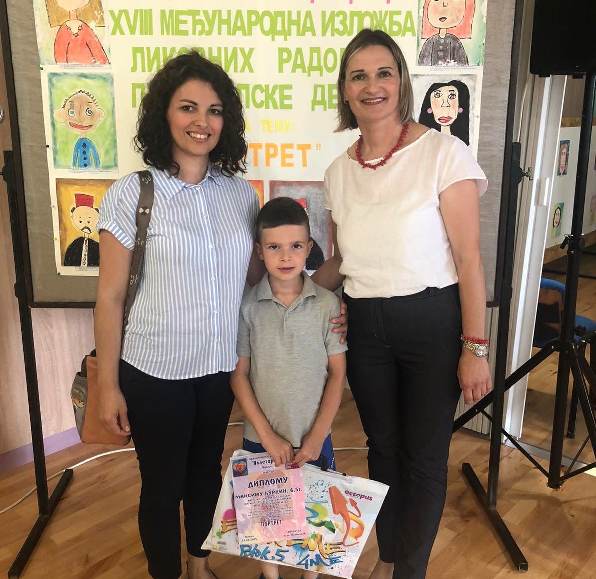 Maksim Đurkin iz Srpskog Itebeja osvojio nagradu za likovni rad