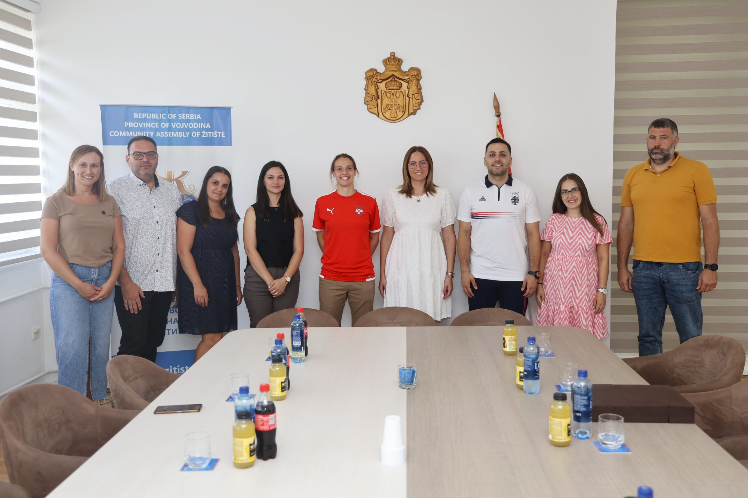 Prvi olimpijac iz Opštine Žitišta i reprezentativka Srbije na prijemu u opštini