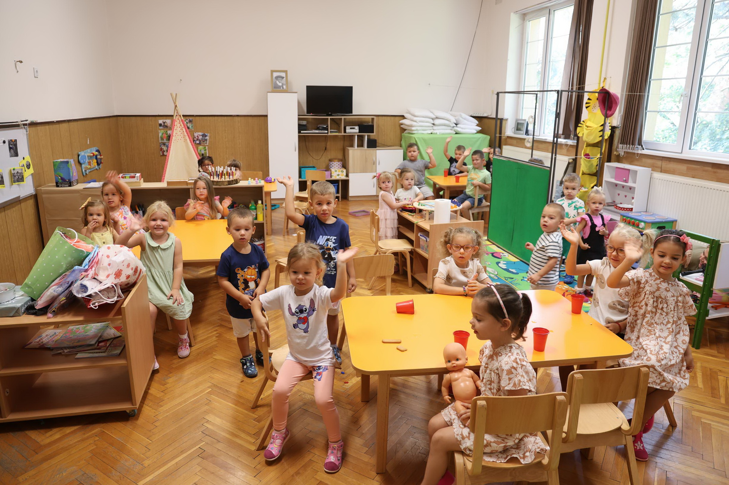 Prvi radni dan u vrtiću “Desanka Maksimović“