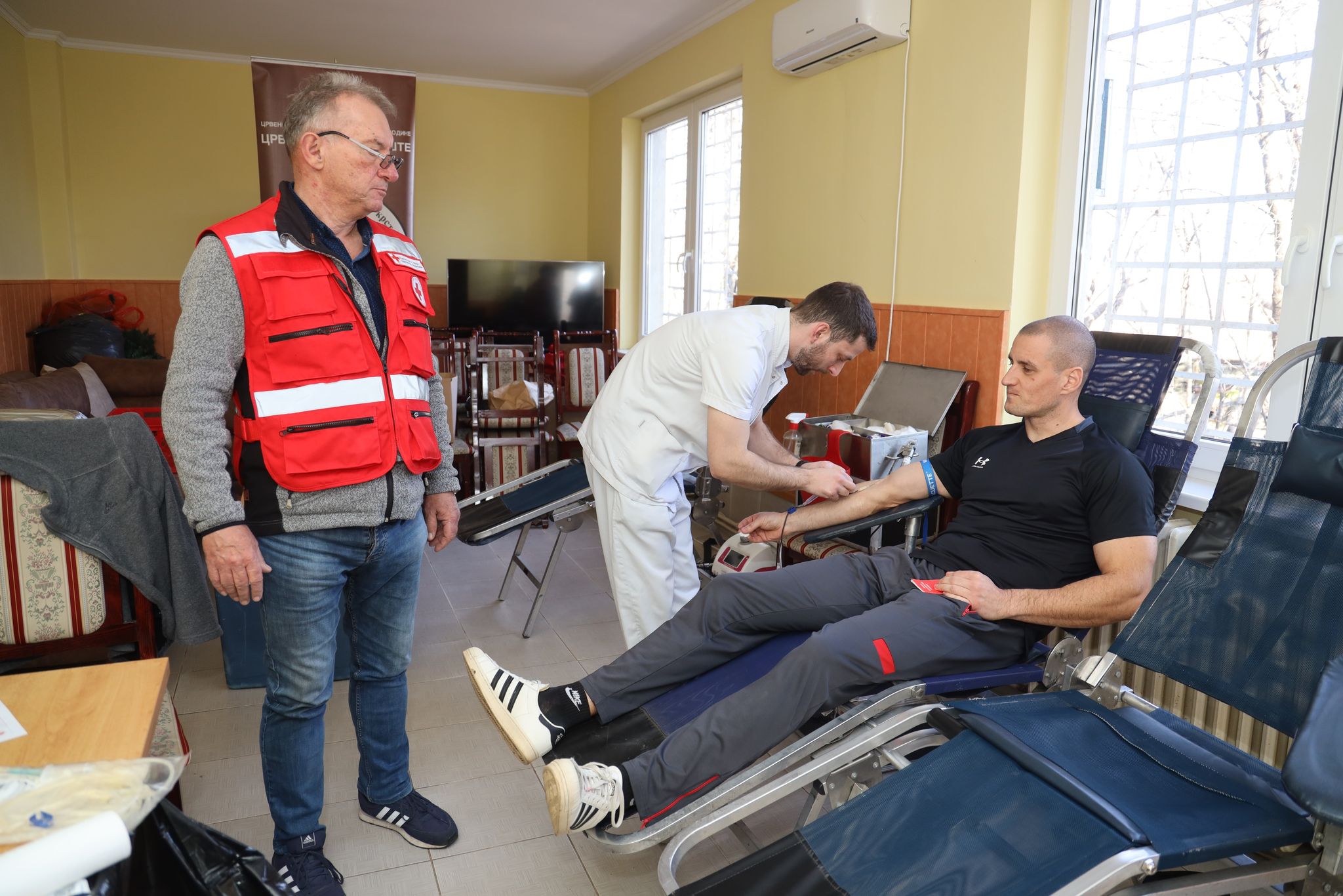 Akcija dobrovoljnog davanja krvi u Banatskom Karađorđevu i Novom Itebeju