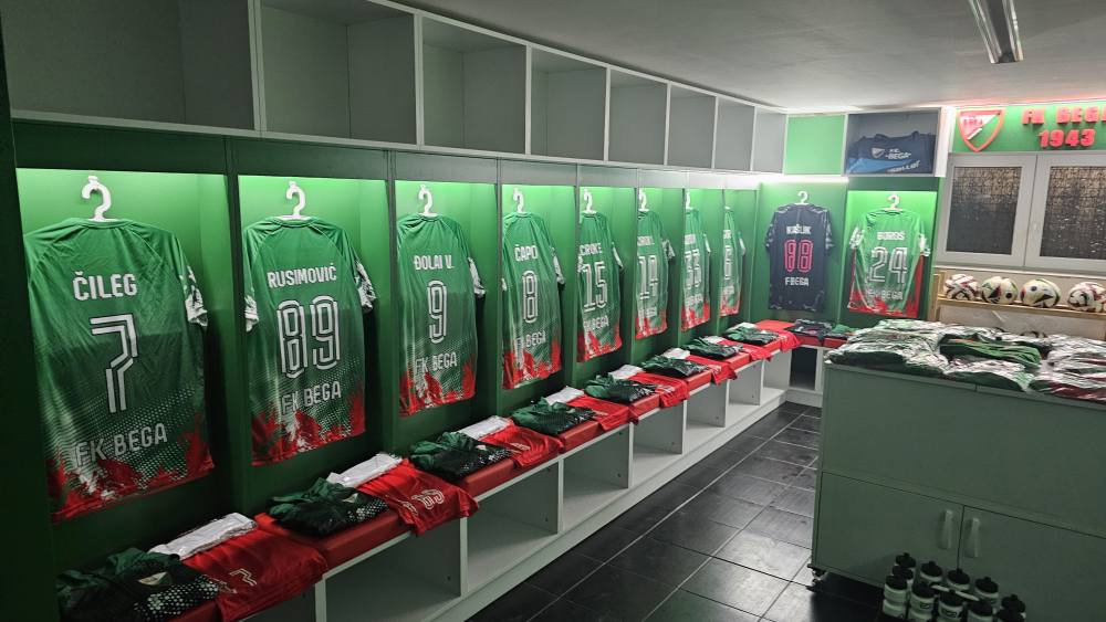 Zajedništvo na delu: Obnovljena svlačionica FK Bega