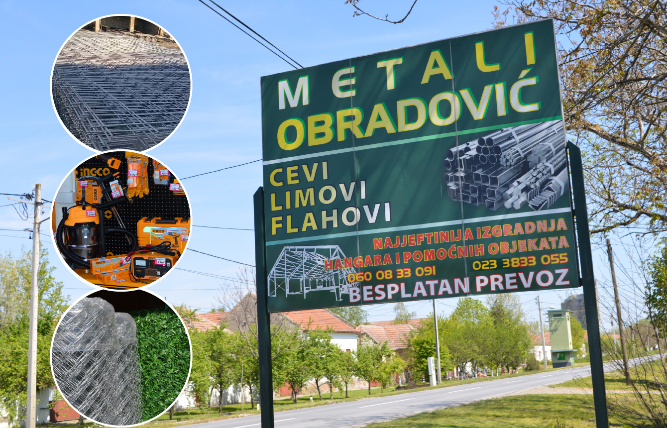 “Metali Obradović“ u Česteregu – Vaše stovarište građevinskog materijala