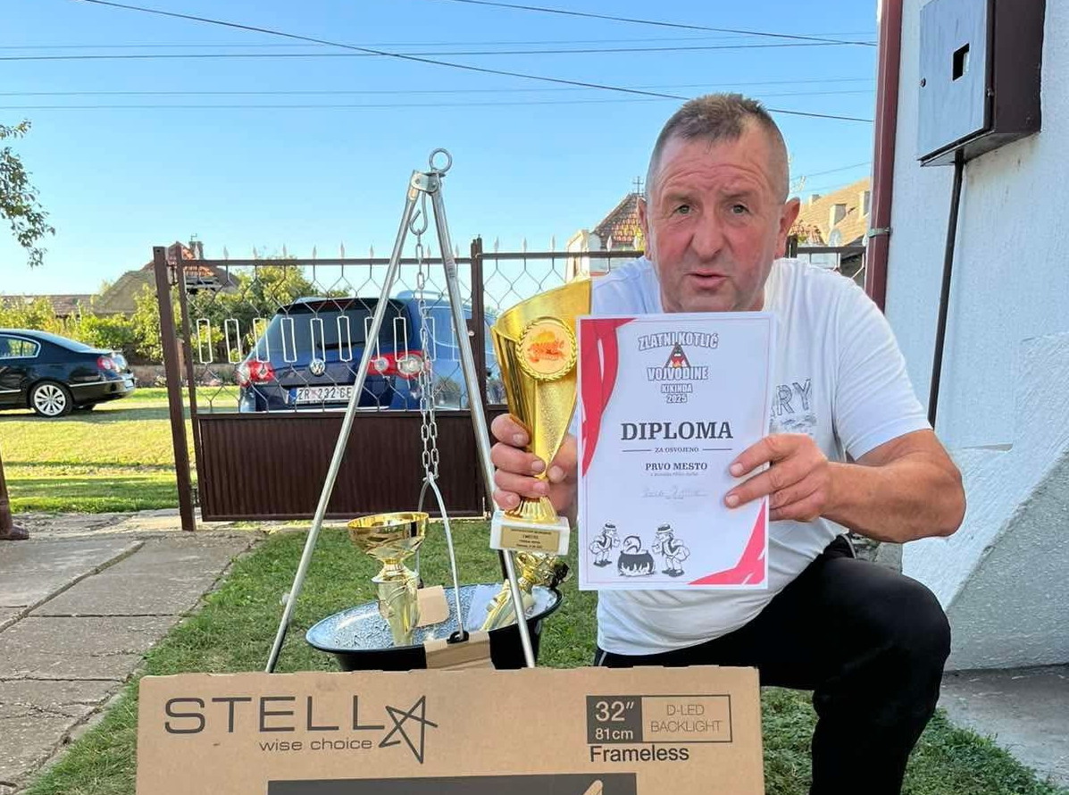 Goran Reljić prvak Vojvodine u kuvanju riblje čorbe