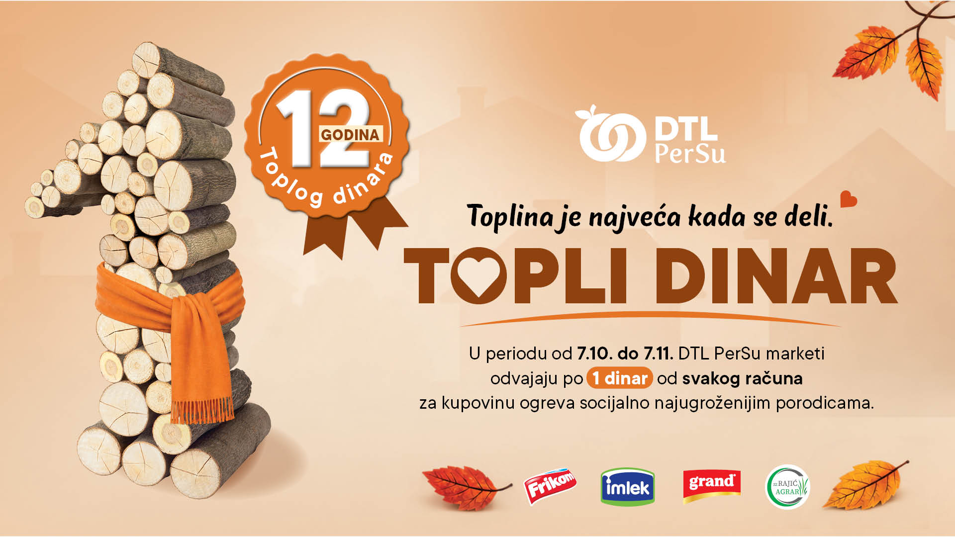 Topli dinar – topli domovi